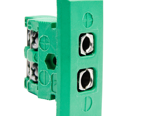 705232 - Standard Type K Thermocouple Socket Green (Panel Mounted).jpg