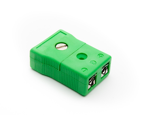 705234 - Standard Type K Thermocouple Socket Green Hollow (In Line).jpg